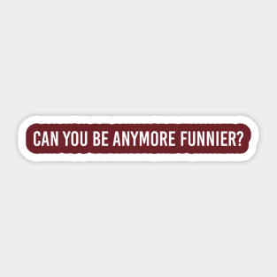 funnier Sticker